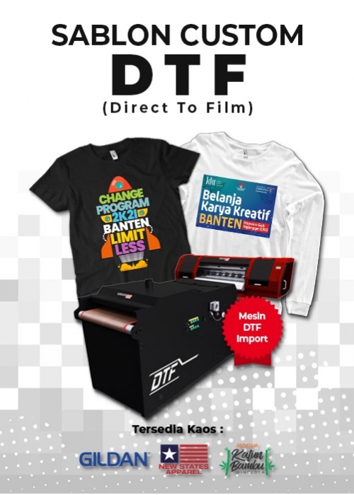 Jasa Sablon Digital DIRECT TO FILM / DTF